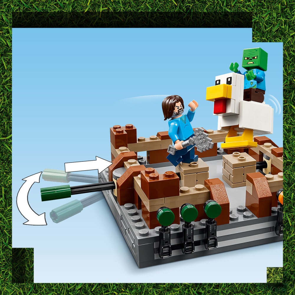LEGO Minecraft - Skogspalass med kamparena 10+