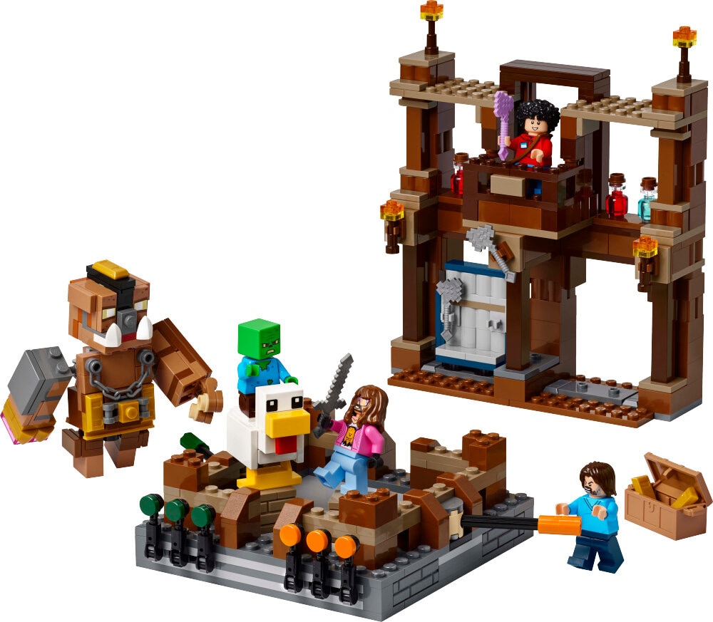 LEGO Minecraft - Skogspalass med kamparena 10+