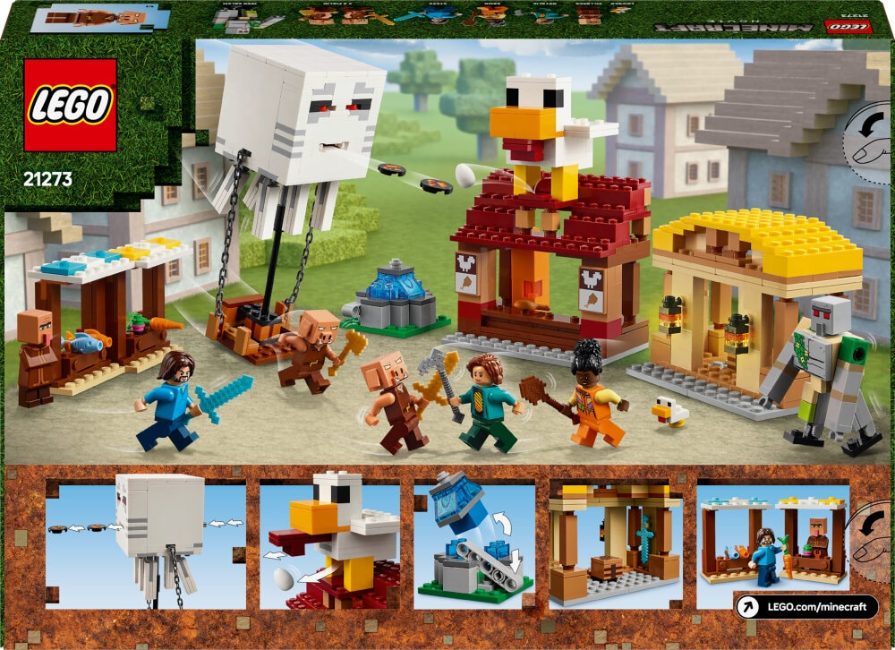 LEGO Minecraft - Landsbyangrep med Geist-ballong 10+
