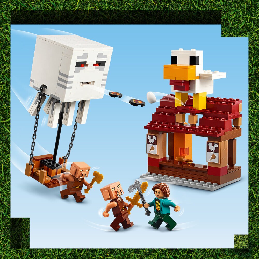 LEGO Minecraft - Landsbyangrep med Geist-ballong 10+