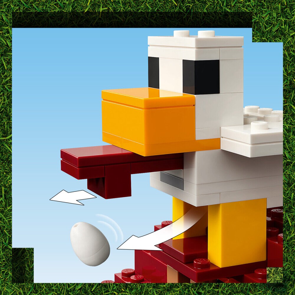 LEGO Minecraft - Landsbyangrep med Geist-ballong 10+