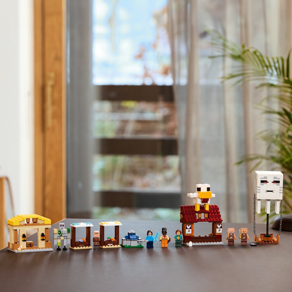 LEGO Minecraft - Landsbyangrep med Geist-ballong 10+
