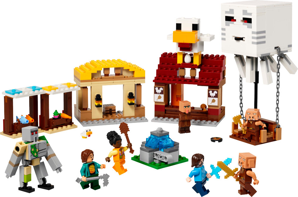 LEGO Minecraft - Landsbyangrep med Geist-ballong 10+