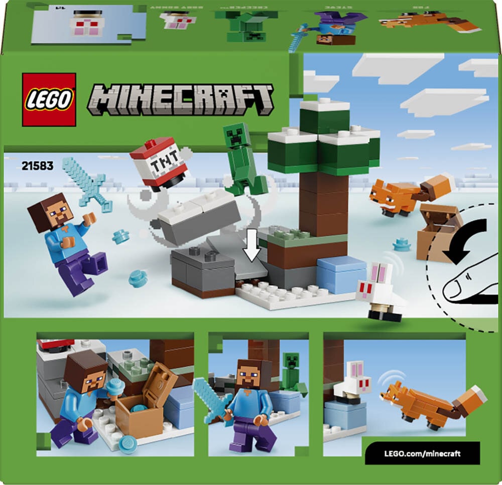 LEGO Minecraft - Steves taigaeventyr 6+