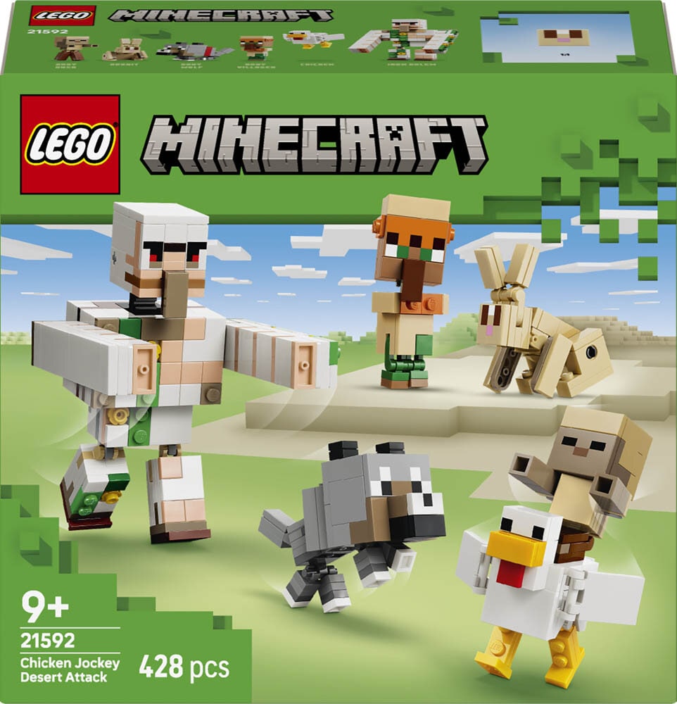 LEGO Minecraft - Ørkenangrep med hønseridder 9+