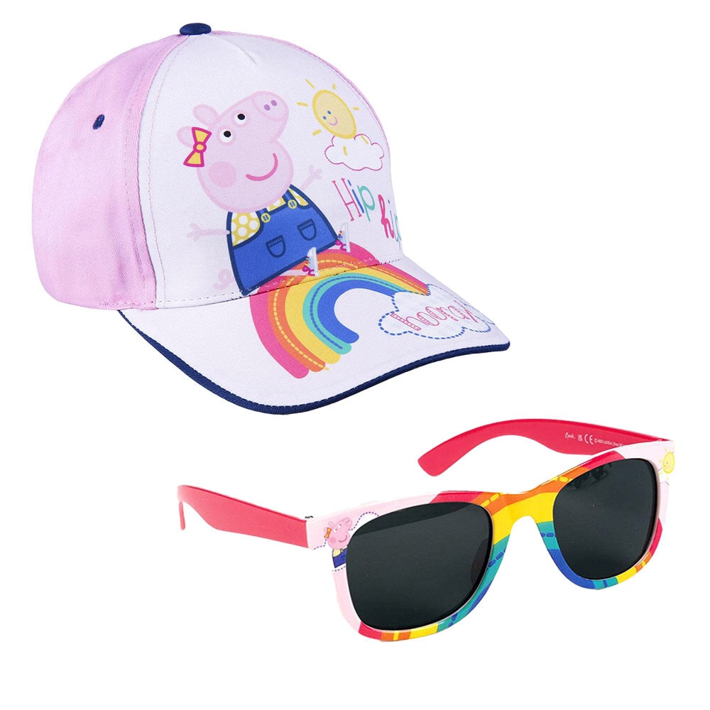 Peppa Gris - Caps og solbriller til barn