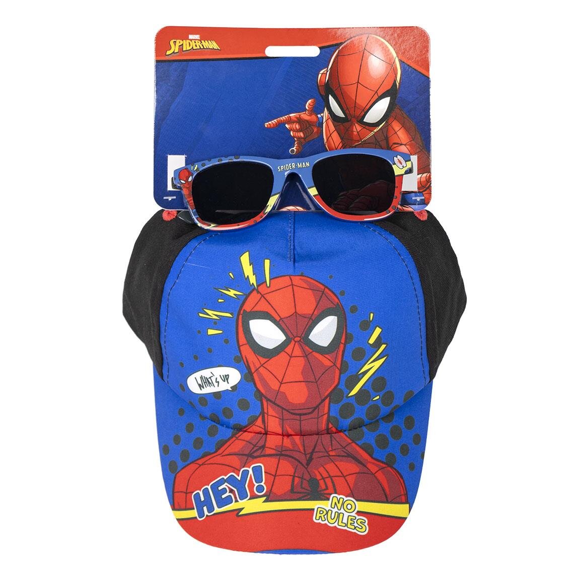 Spiderman - Caps og solbriller til barn