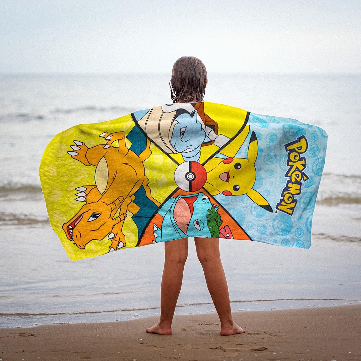 Pokémon - Bomullshåndkle 70 x 140 cm