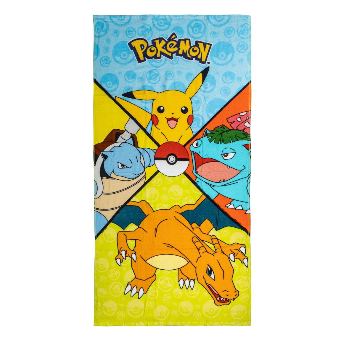 Pokémon - Bomullshåndkle 70 x 140 cm