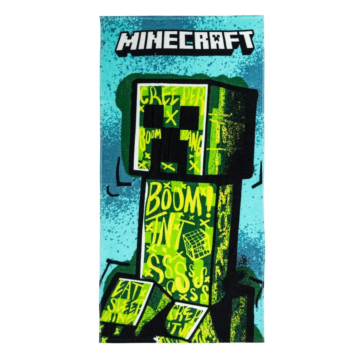 Minecraft - Bomullshåndkle 70 x 140 cm
