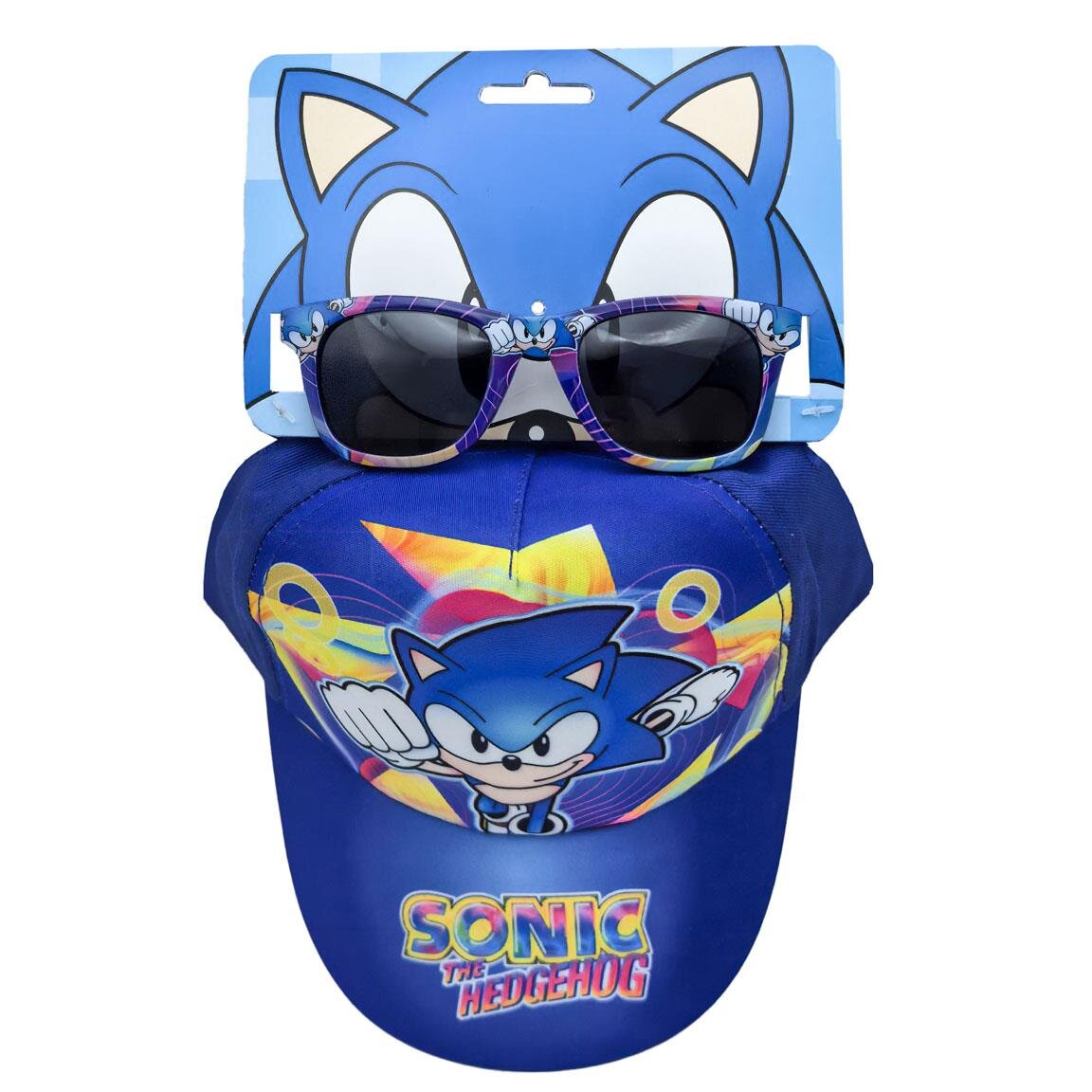Sonic The Hedgehog - Caps og solbriller til barn