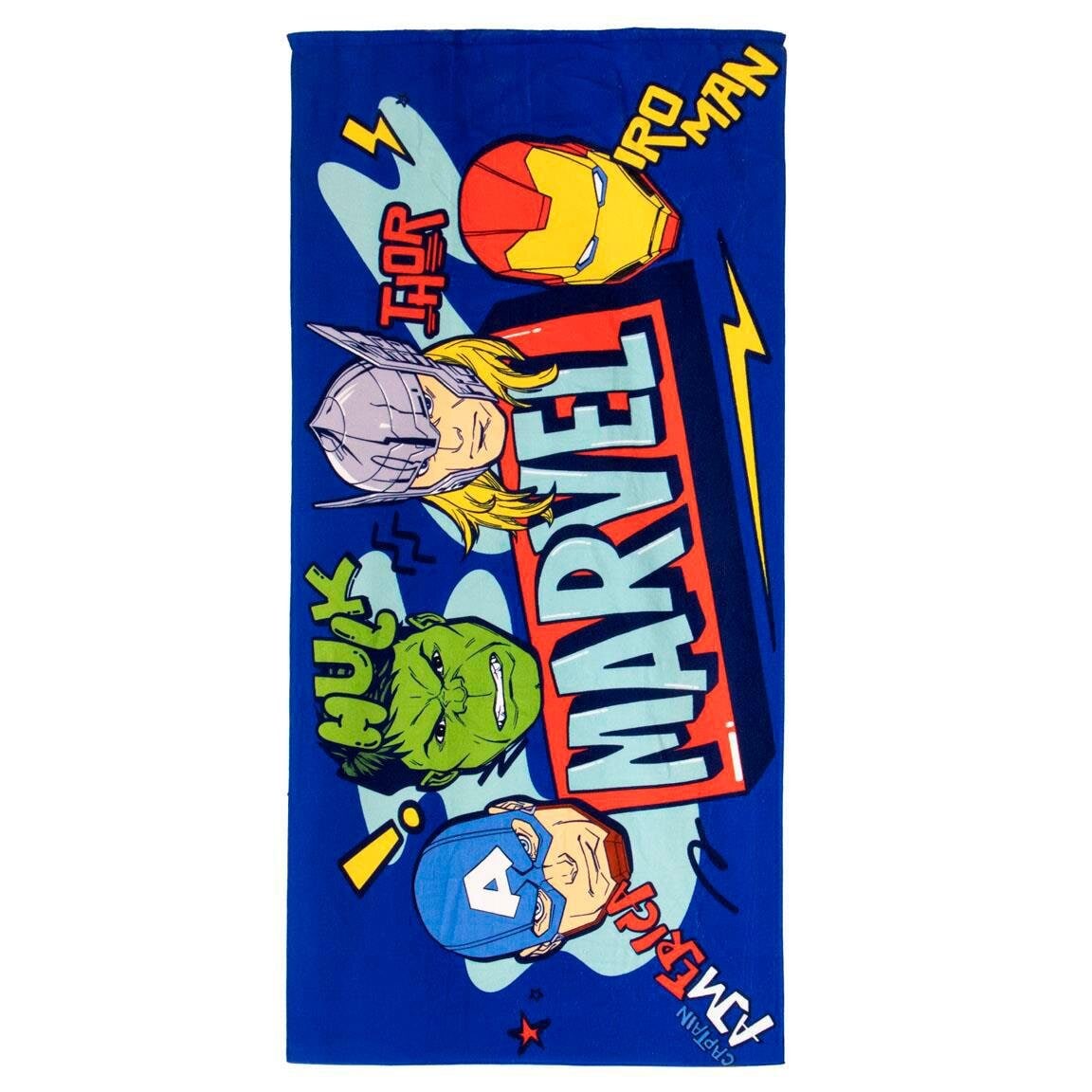 Avengers - sett med badehåndkle og svømmebriller