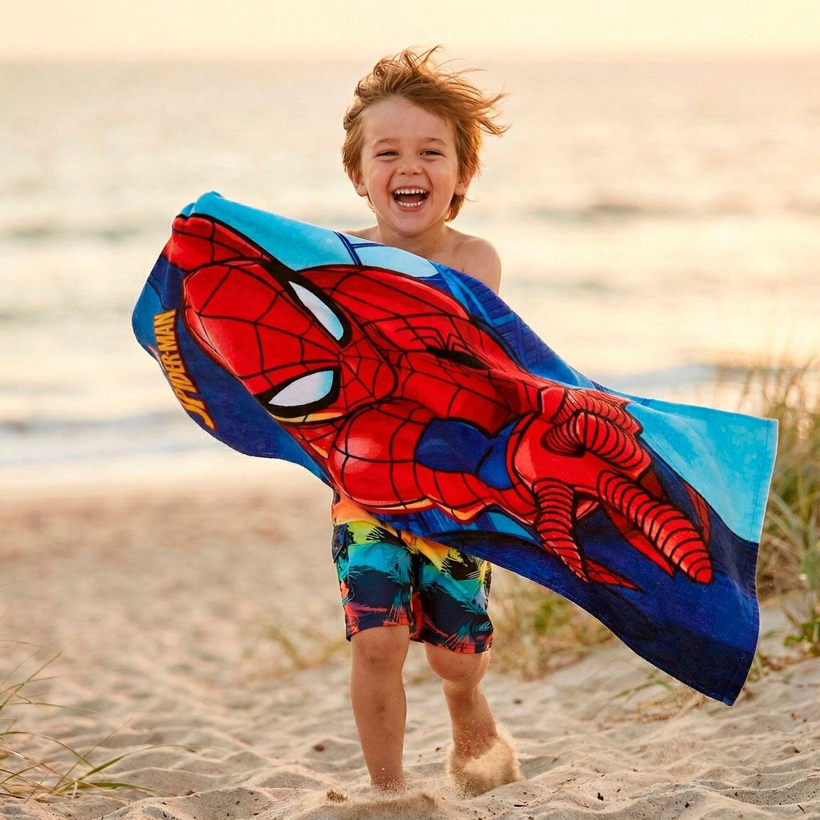 Spiderman Badehåndkle 70 x 140 cm