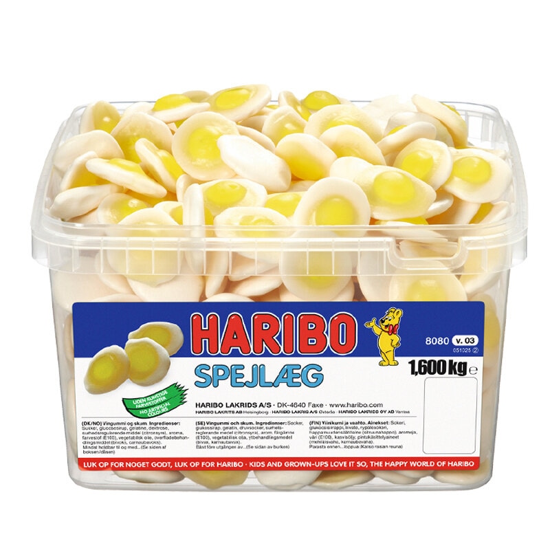 Haribo Fried Egg Vingummi 1,6 kilo