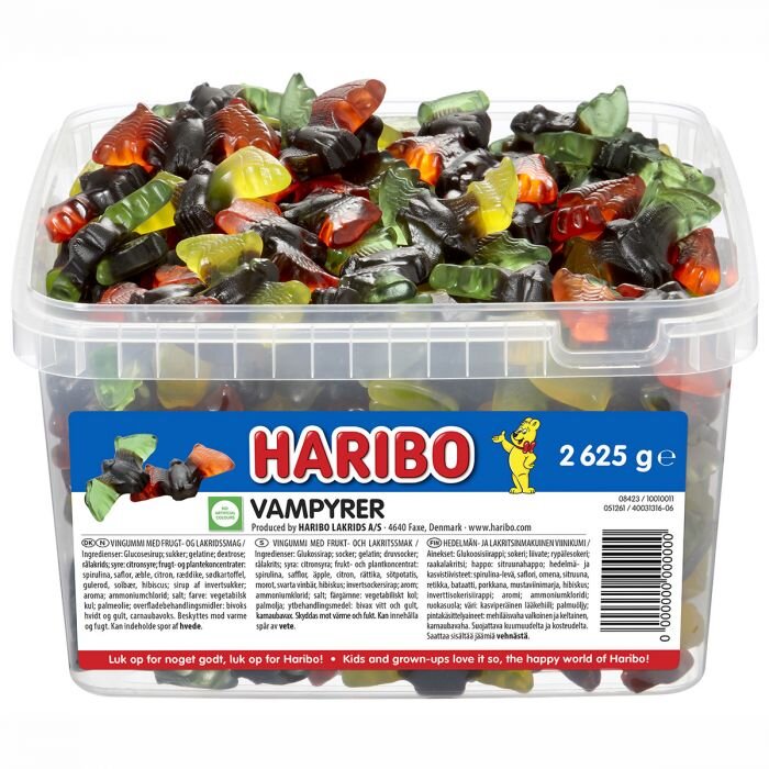 Haribo Vampyrer Vingummi 2,625 kilo