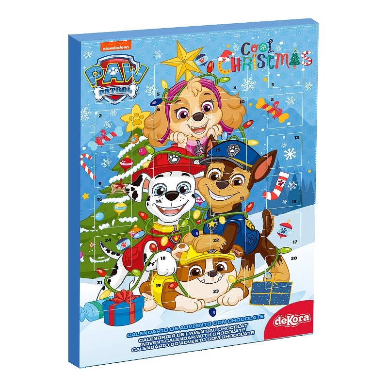 Julekalender med sjokolade - Paw Patrol