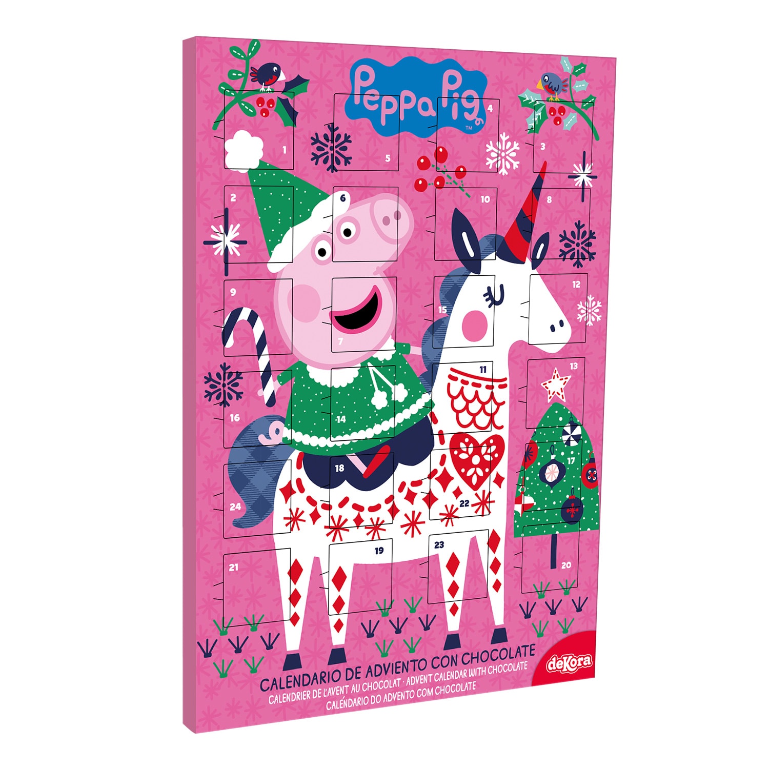 Julekalender med sjokolade - Peppa Gris
