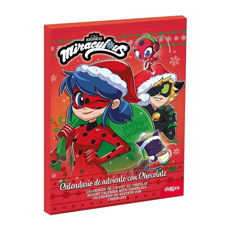 Julekalender med sjokolade - Miraculous Ladybug