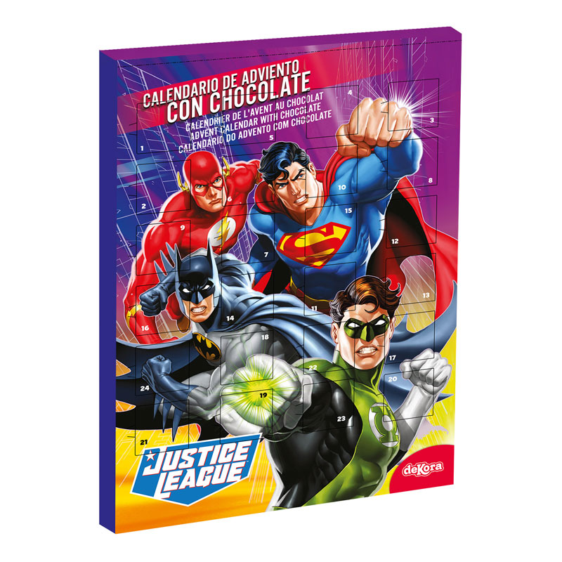 Julekalender med sjokolade - Justice League