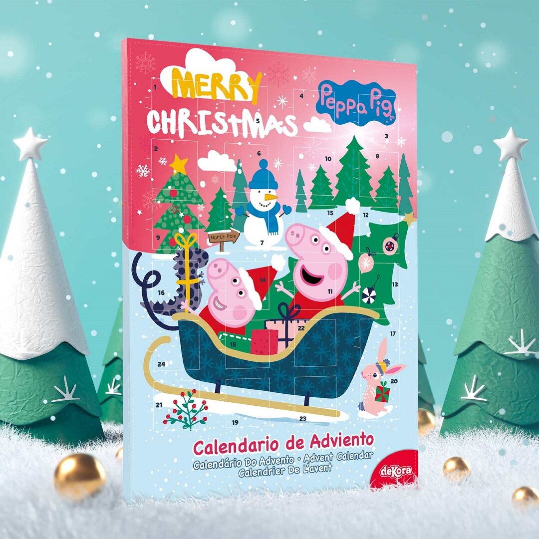 Peppa Gris - Julekalender Sjokolade 50 gram