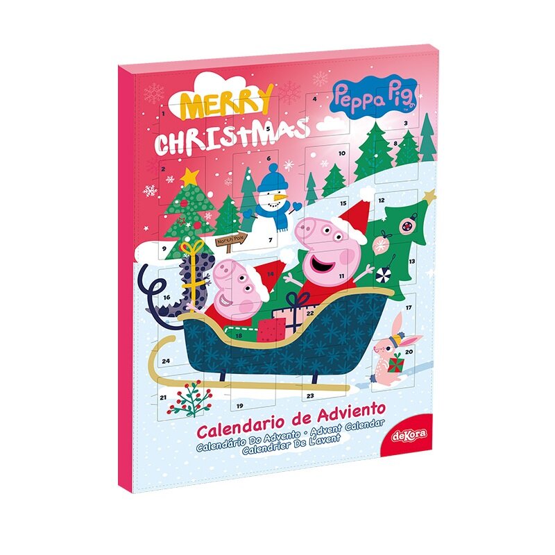 Peppa Gris - Julekalender Sjokolade 50 gram