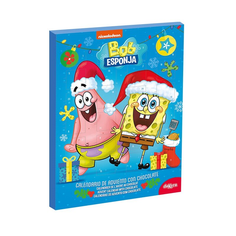 Julekalender med sjokolade - SvampeBob