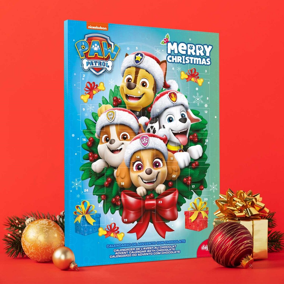 Paw Patrol - Julekalender Sjokolade 50 gram