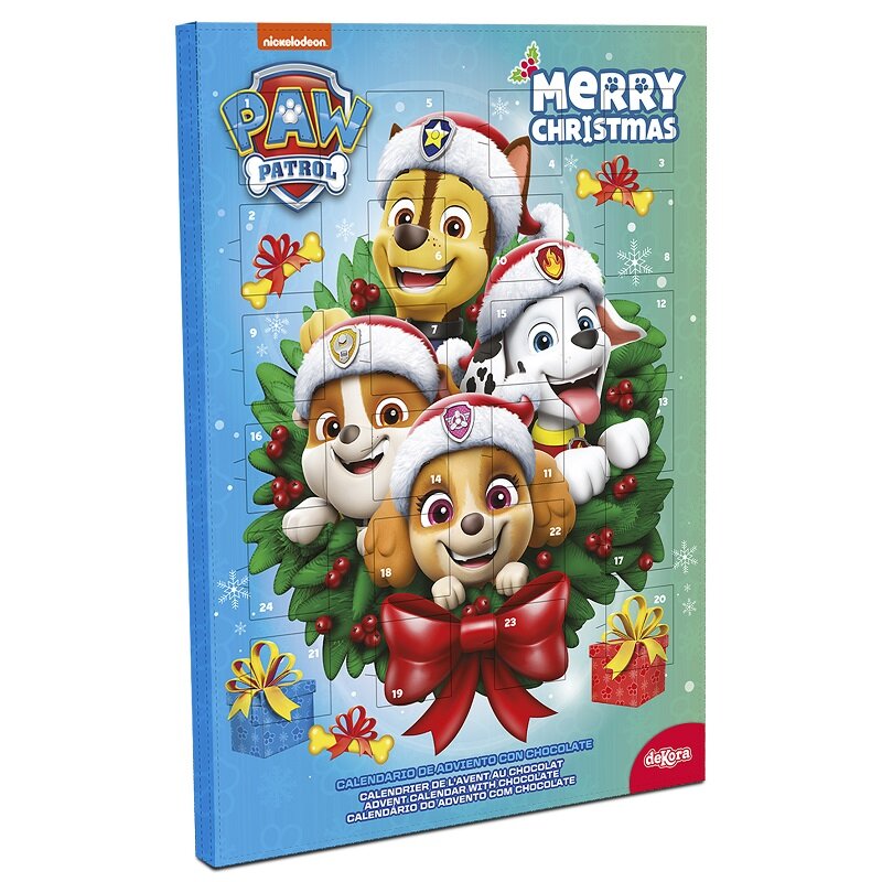 Paw Patrol - Julekalender Sjokolade 50 gram