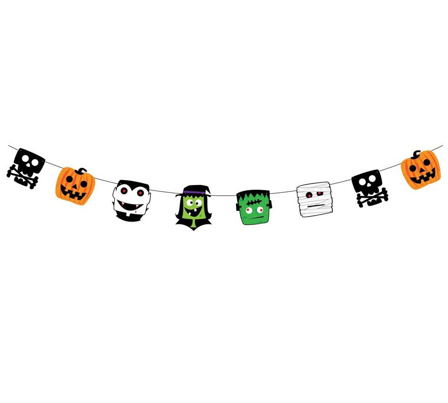 Halloween Girlander 3 meter