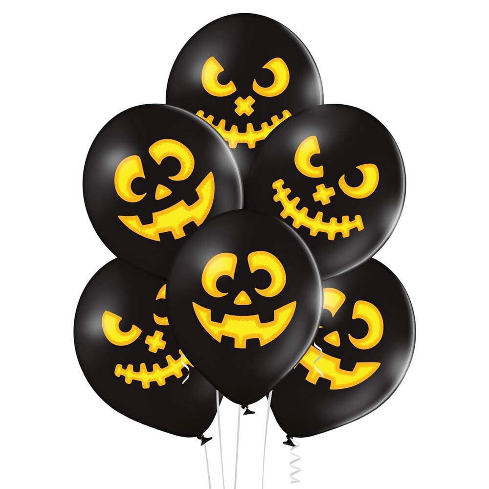 Ballonger Scary Pumpkin 8 stk.