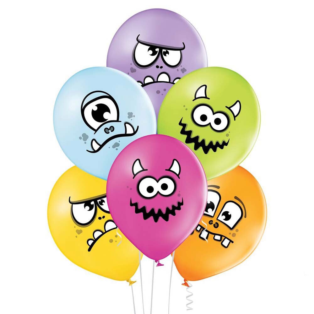 Ballonger Little Monsters 8 stk.