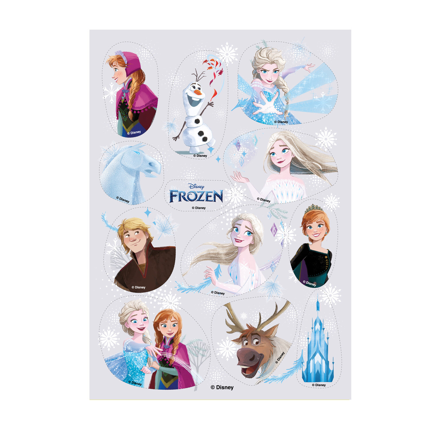 Disney Frost Sukkerdekorasjoner 12 stk.