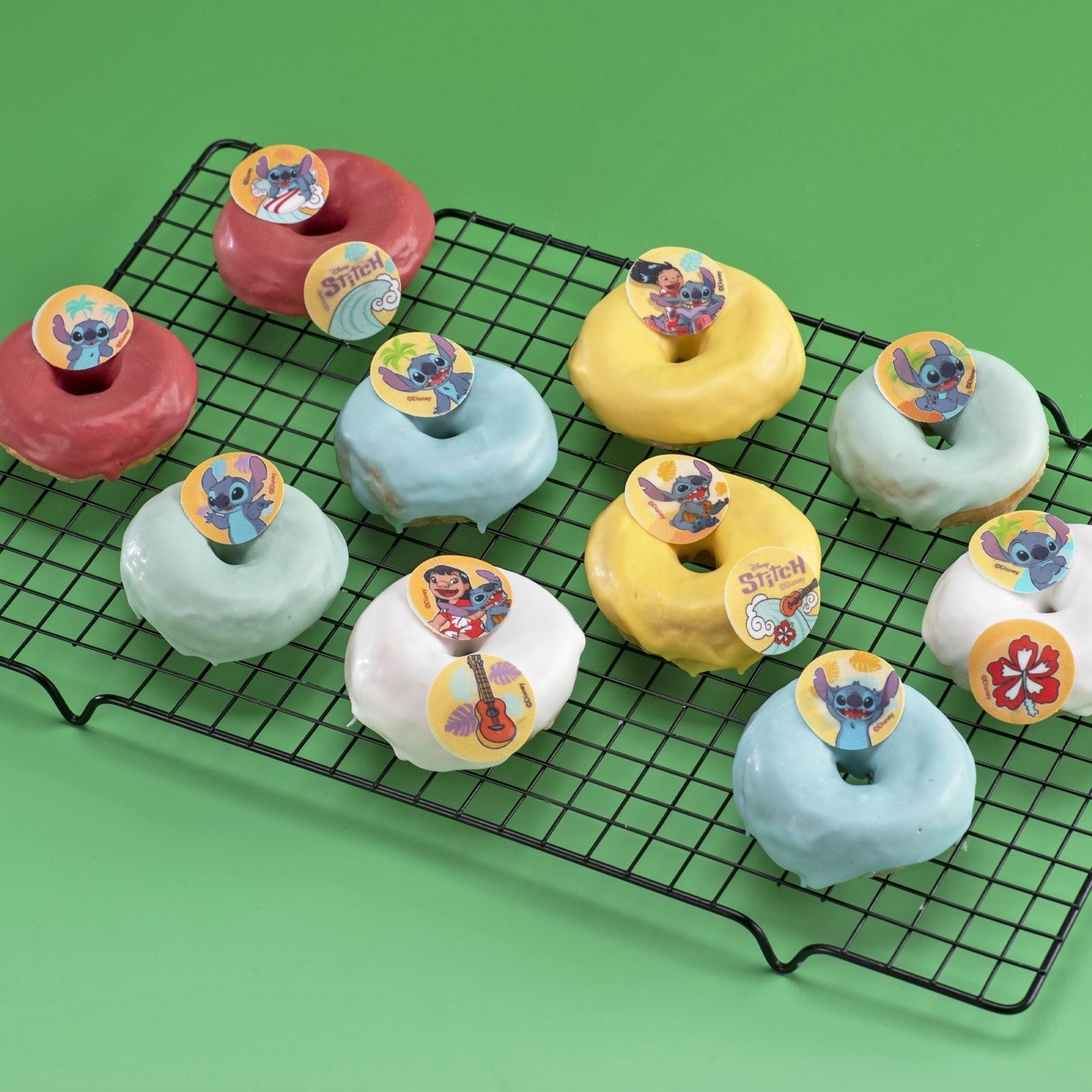 Lilo & Stitch - Muffinsdekorasjoner Sukkerpasta 20 stk.