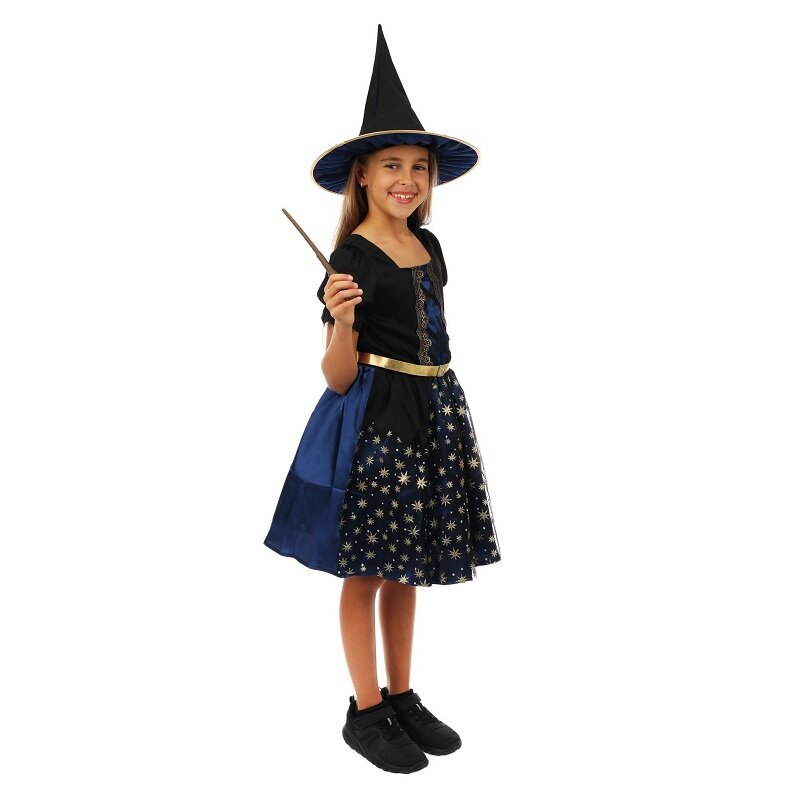 Halloween Heksekostyme Barn 5-6 år (105-116 cm)