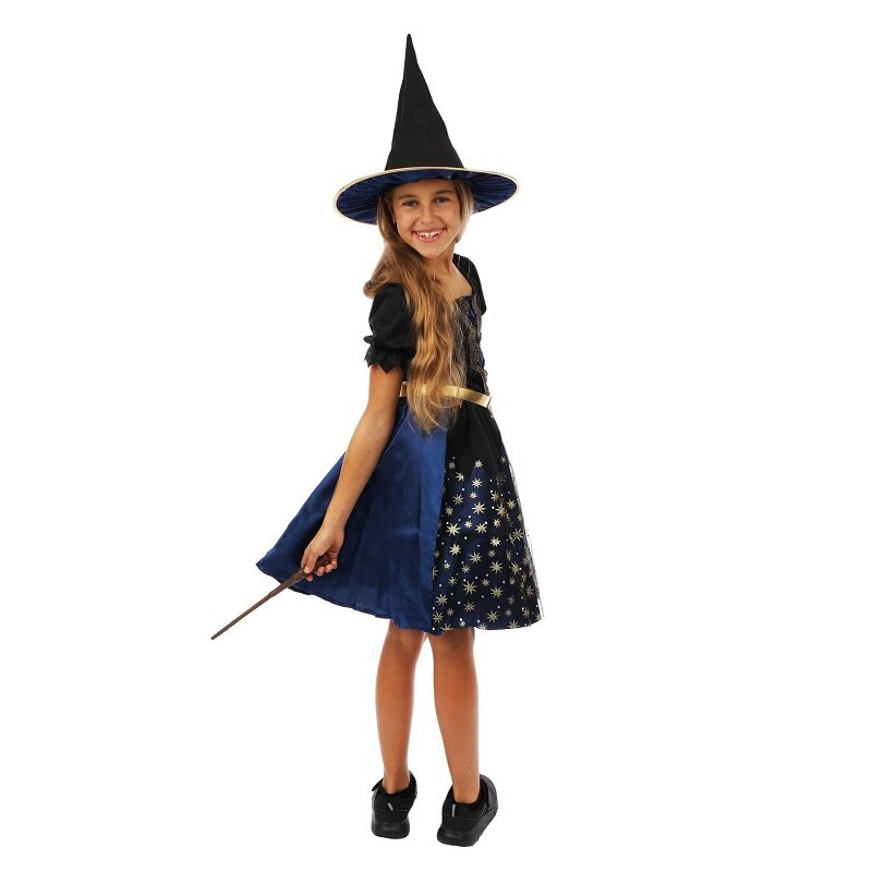 Halloween Heksekostyme Barn 5-6 år (105-116 cm)