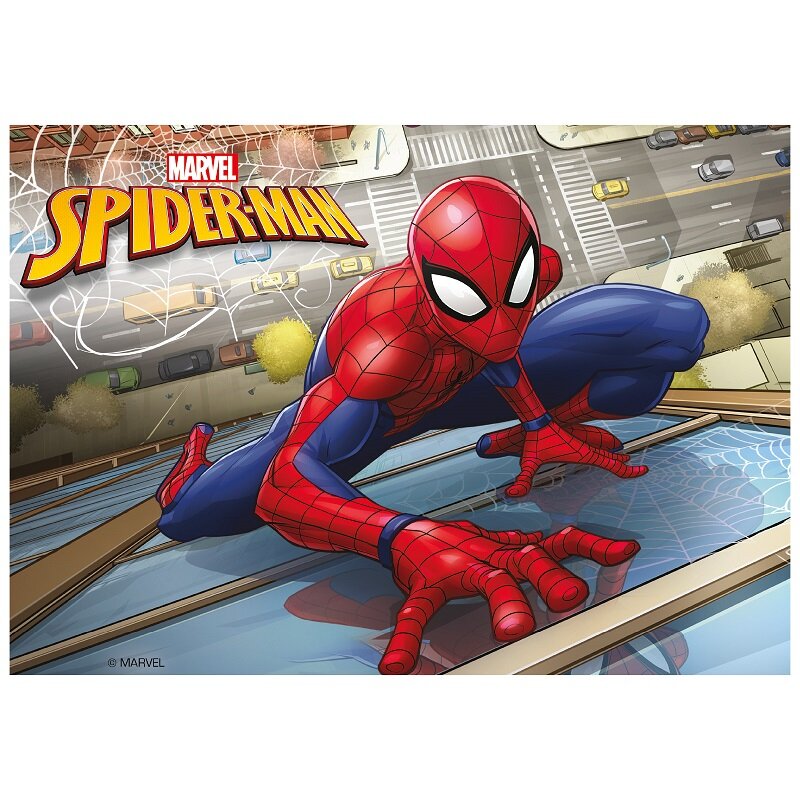 Kakebilde Spiderman - Sukkerpasta 15 x 21 cm