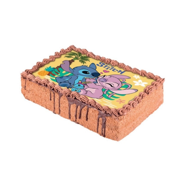 Kakebilde Lilo & Stitch - Sukkerpasta 15 x 21 cm