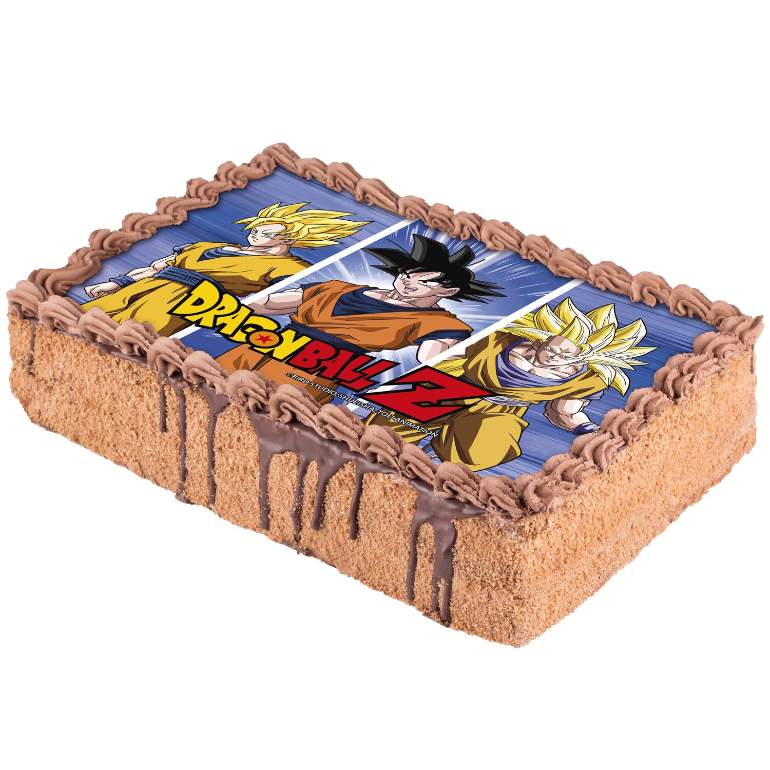 Kakebilde Dragon Ball - Sukkerpasta 15 x 21 cm