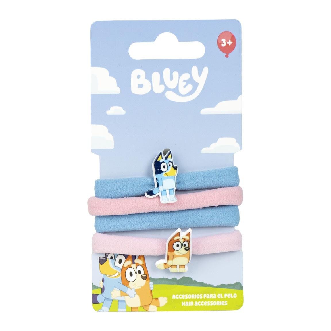 Bluey - Hårstrikker 4 stk.
