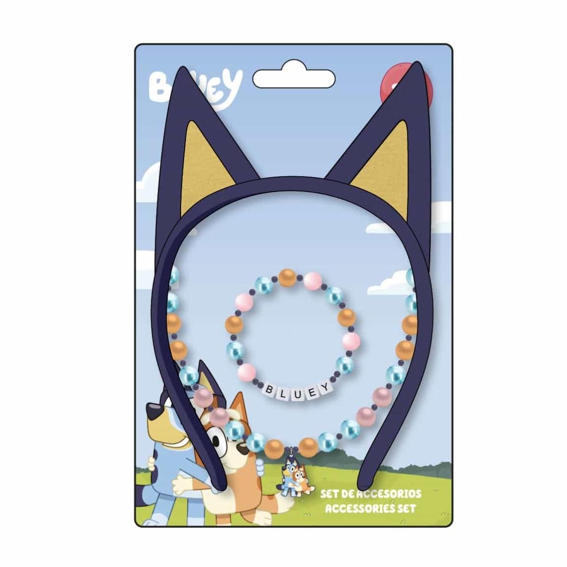 Bluey - Diadem, Armbånd & Halskjede 3 stk.