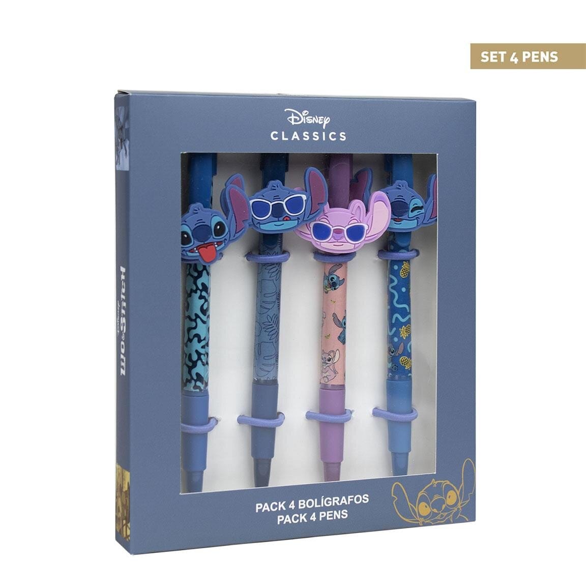 Lilo & Stitch - Kulepenner 4 stk.