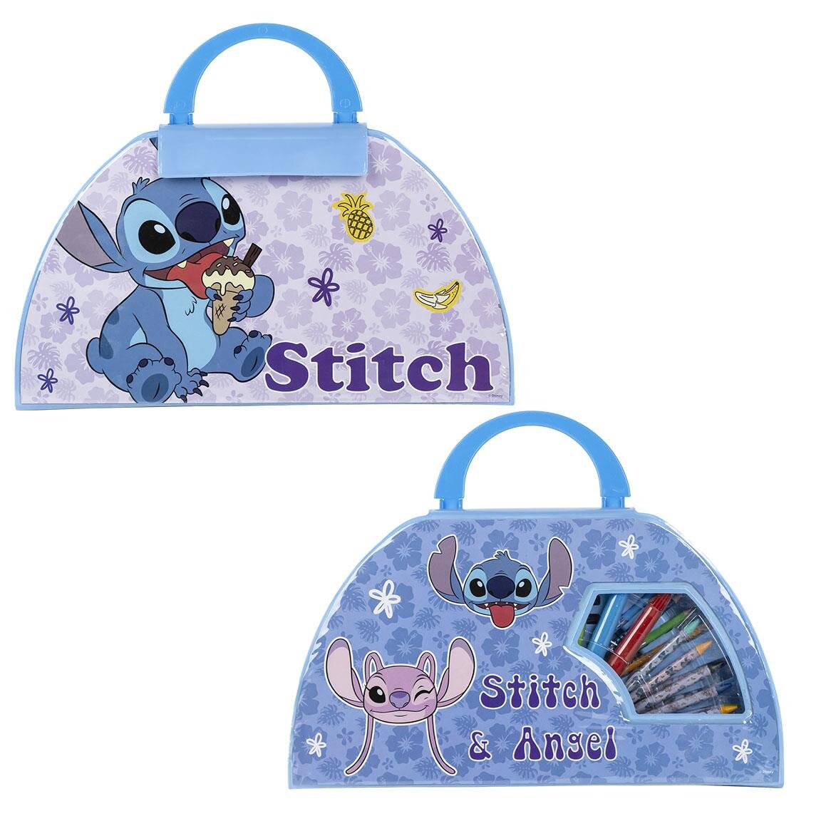 Stitch - Tegne- og malesett 50 deler