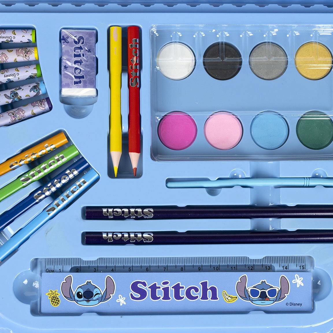 Stitch - Tegne- og malesett 50 deler