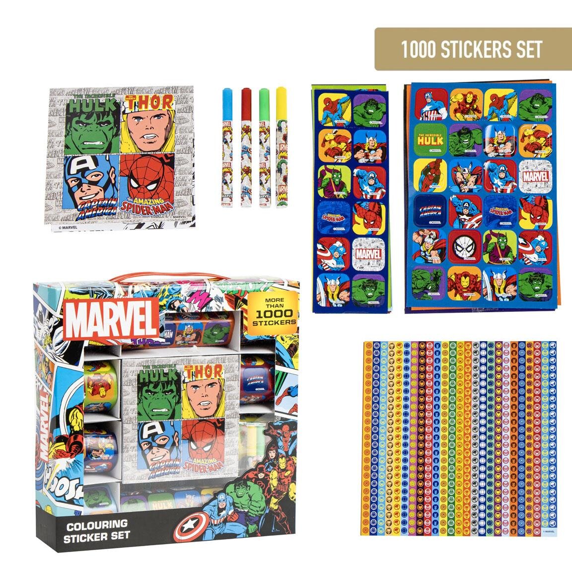 Avengers Aktivitetssett - 1000 klistremerker