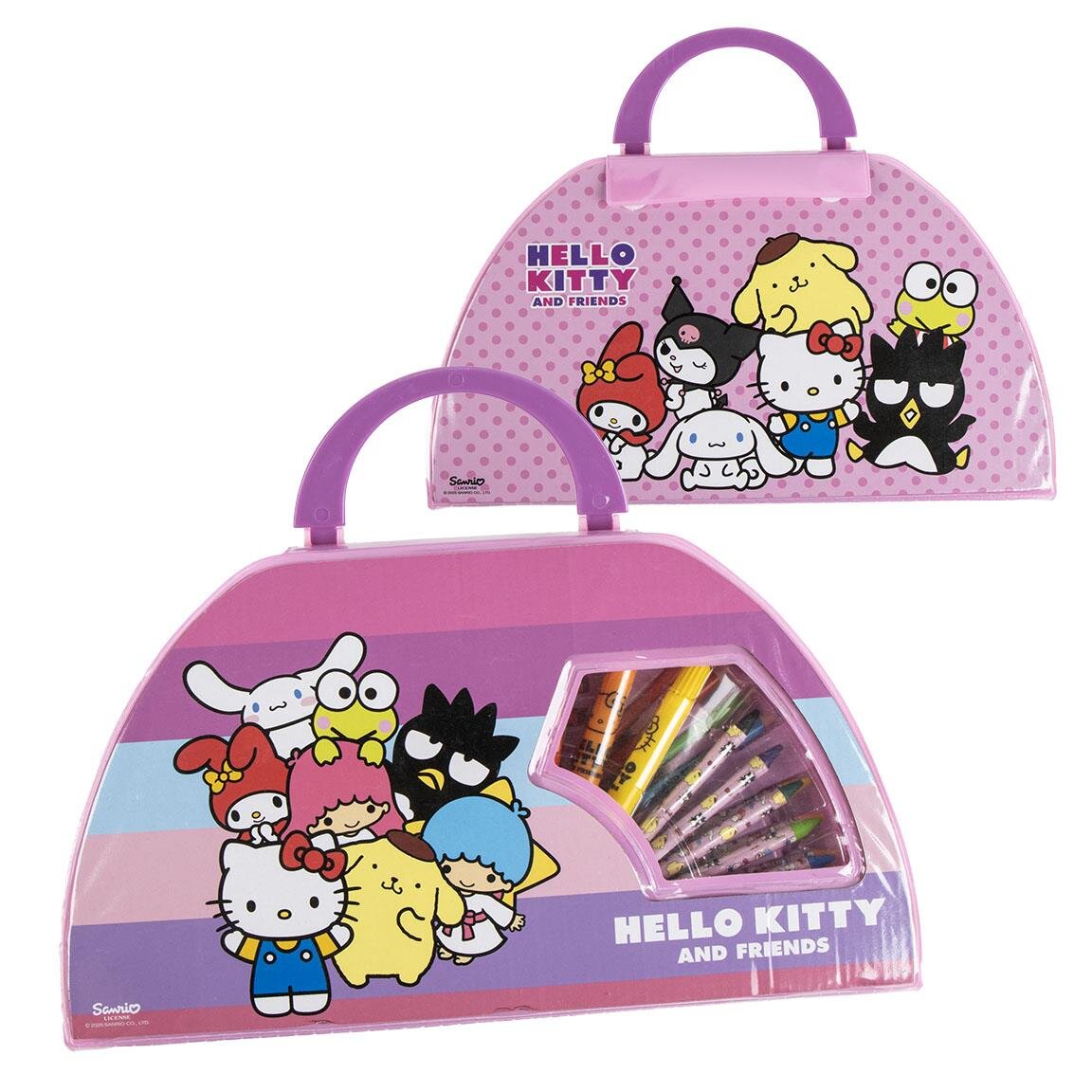 Hello Kitty - Tegne- og malesett med 50 deler