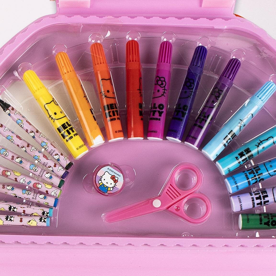 Hello Kitty - Tegne- og malesett med 50 deler