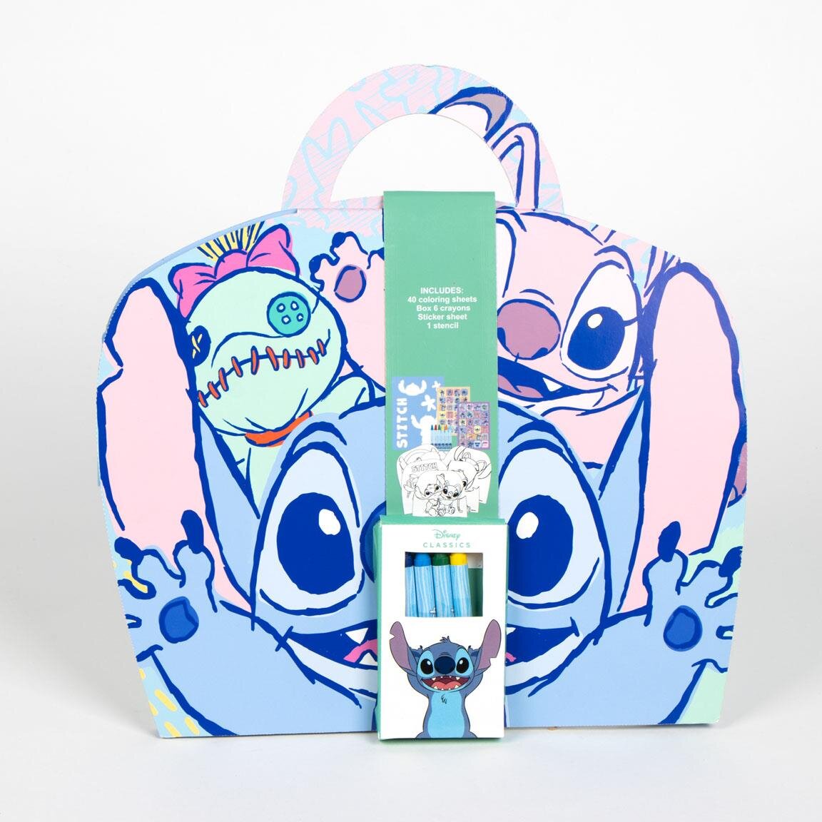 Stitch Malesett med klistremerker