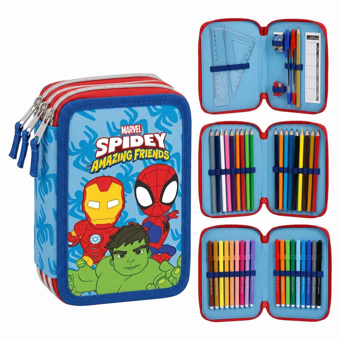 Spidey Pennal med tilbehør