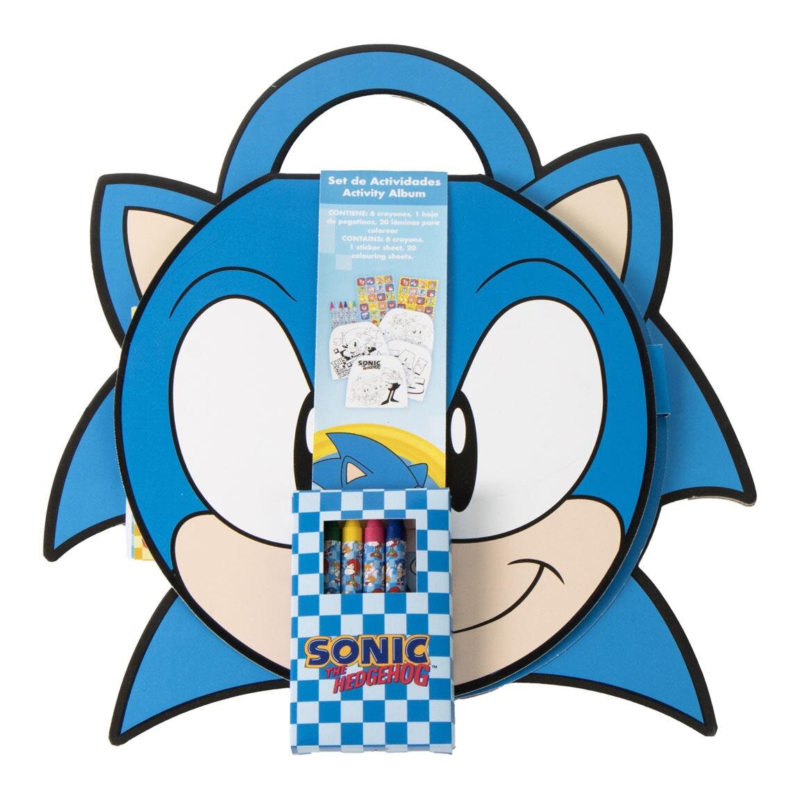 Sonic Malesett med klistremerker