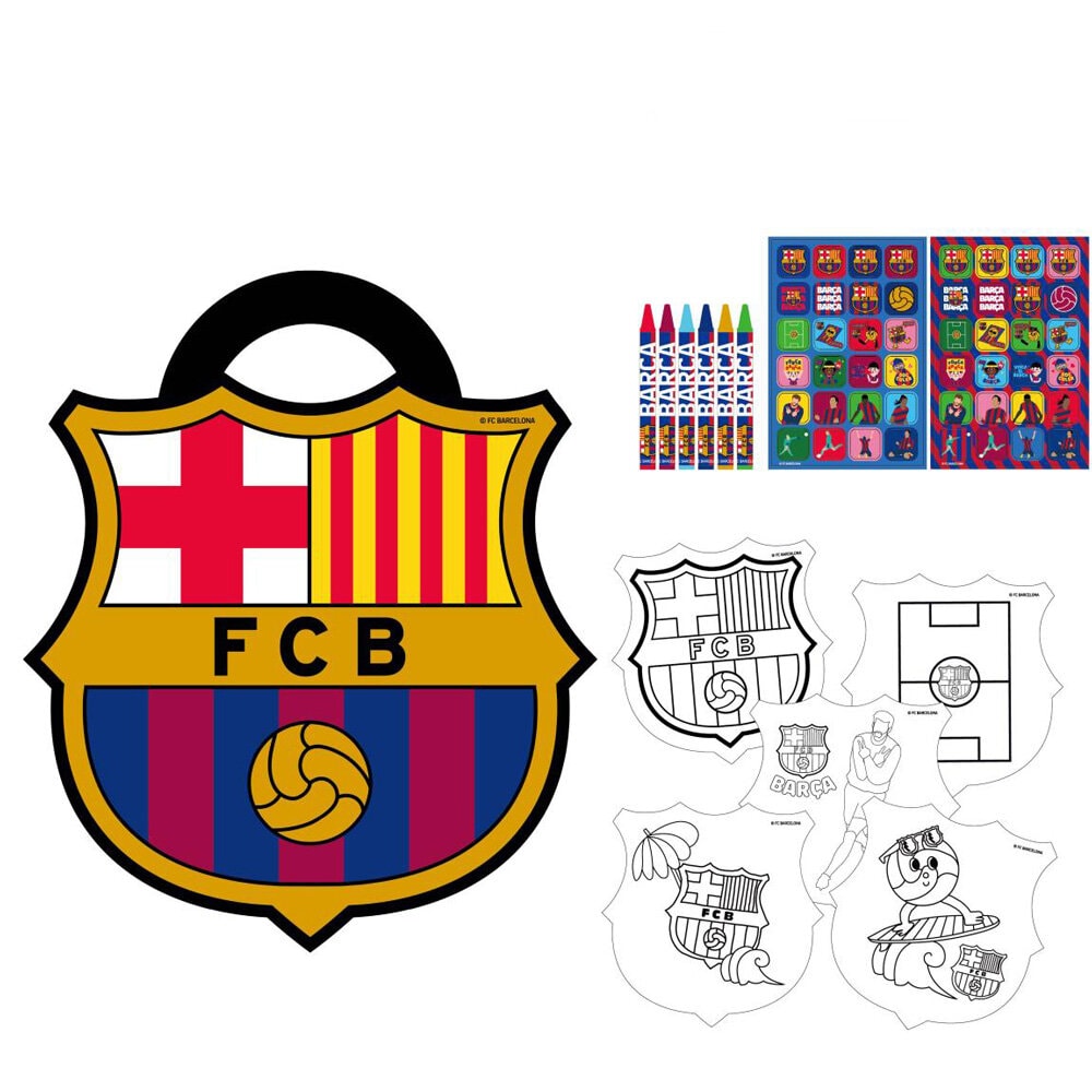 FC Barcelona Malesett med klistremerker
